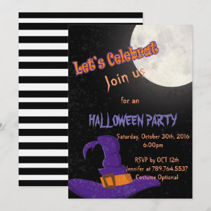 Halloween party kaart