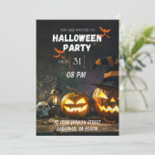 Halloween Party Kaart (Staand voorkant)