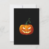 Halloween Party Kaart (Achterkant)