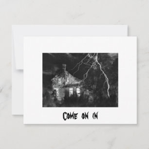 Halloween party kaart