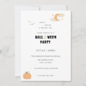 Halloween Party Kaart (Voorkant)