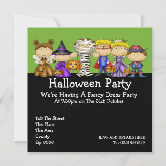 Halloween Party Kaart