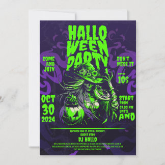 Halloween Party Kaart