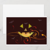 Halloween Party Kaart (Voorkant / Achterkant)