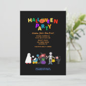 Halloween Party Kaart (Staand voorkant)