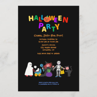 Halloween Party Kaart