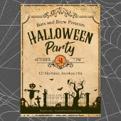 Halloween Party Kaart