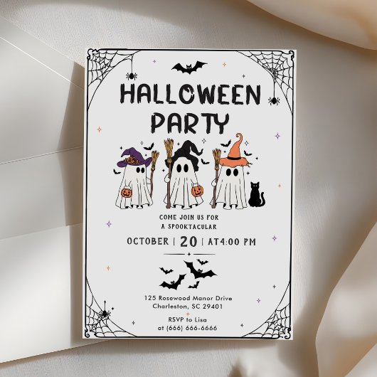 Halloween Party Kaart