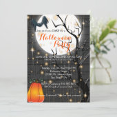 Halloween Party Kaart (Staand voorkant)