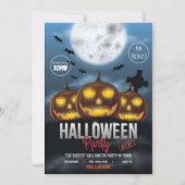 Halloween Party Kaart (Voorkant)