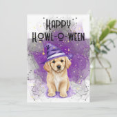 Halloween Party Kaart (Staand voorkant)