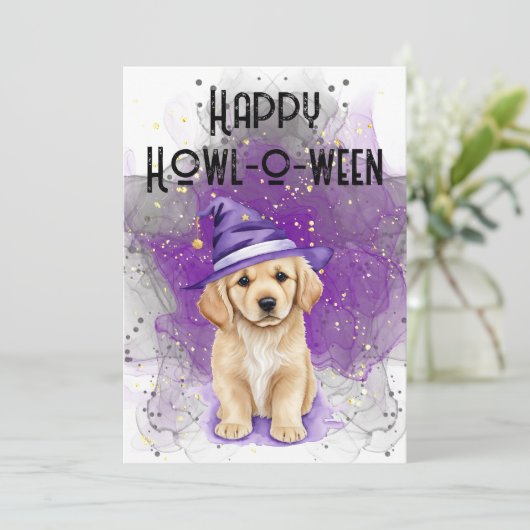 Halloween Party Kaart (Staand voorkant)