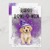 Halloween Party Kaart (Voorkant / Achterkant)