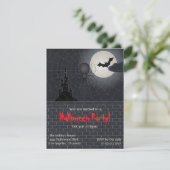 Halloween Party Kaart (Staand voorkant)