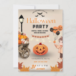 Halloween Party Kaart