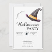 Halloween Party Kaart (Voorkant)