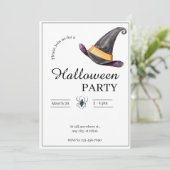 Halloween Party Kaart (Staand voorkant)