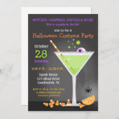 Halloween Party Kaart (Voorkant / Achterkant)