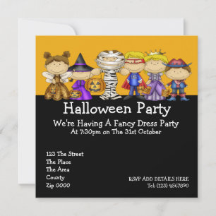 Halloween Party Kaart
