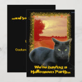 Halloween Party... Kaart (Voorkant / Achterkant)