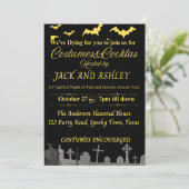 Halloween party kaart (Staand voorkant)