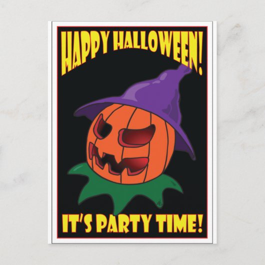 HALLOWEEN PARTY KAARTEN -2 FEESTDAGENKAART (Voorkant)
