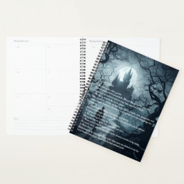 Halloween party kalender planner