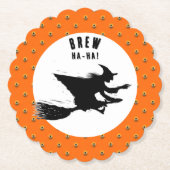 Halloween Party Kartonnen Onderzetters (Voorkant)