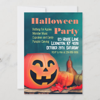 Halloween Party Kinder en Volwassenen Kaart