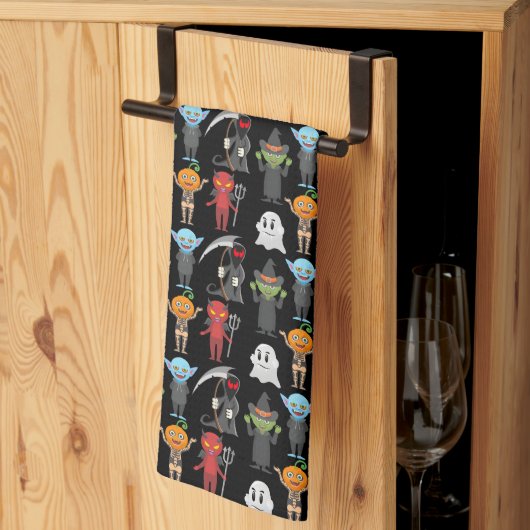 Halloween Party Kitchen Towel Theedoek (Derde Gevouwen)