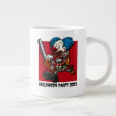 Halloween Party Kleurrijke Kettingzaag Clown Carto Grote Koffiekop (Rechts)