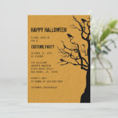 Halloween Party | Krokoen Kaart (Staand voorkant)