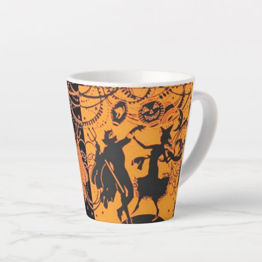 Halloween Party Latte Mok (Rechterhoek)