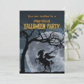 Halloween Party legendarische Headless Horseman Kaart (Staand voorkant)