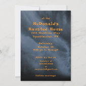 Halloween Party legendarische Headless Horseman Kaart (Achterkant)