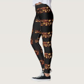 Halloween Party Leggings Pompoenen 's nachts (Links)