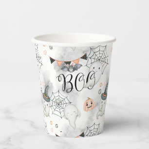 Halloween Party Leuke Ghost Pumpkin Papieren Bekers