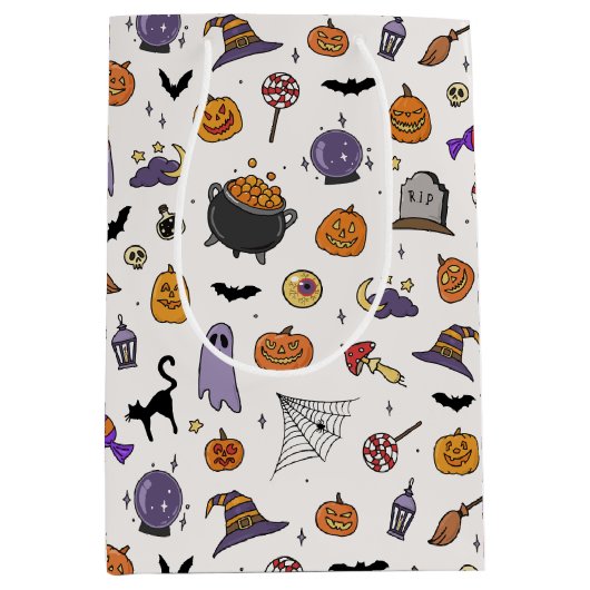 Halloween Party Medium Cadeauzakje (Voorkant)