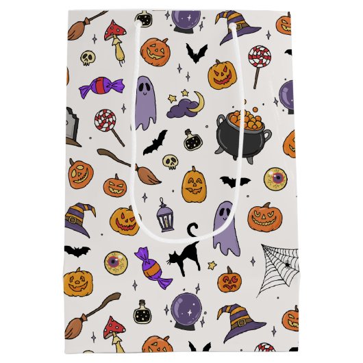 Halloween Party Medium Cadeauzakje (Achterkant)