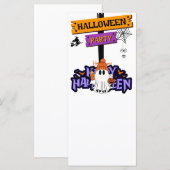 Halloween Party Menu (Voorkant / Achterkant)