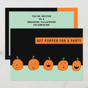 Halloween Party Modern Kaart