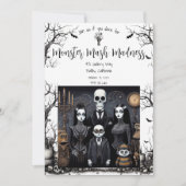 Halloween Party Monster Mash Kaart (Voorkant)