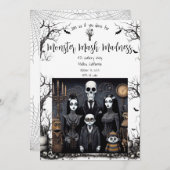 Halloween Party Monster Mash Kaart (Voorkant / Achterkant)