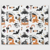 Halloween party monsters cadeaupapier (Vlak)