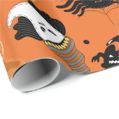 Halloween party monsters verpakkingspapier cadeaupapier (Rol Hoek)