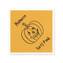 Halloween Party Napkins van RoseWrites