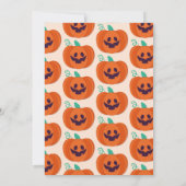 Halloween Party Nodig Geesten Pompoenen Katten Spi Kaart (Achterkant)