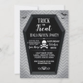 Halloween Party nodigt katoenvleermuizen uit Kaart (Voorkant)