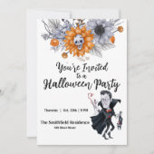 Halloween Party nodigt uit Kaart (Voorkant)