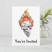 Halloween Party nodigt uit Kaart (Staand voorkant)